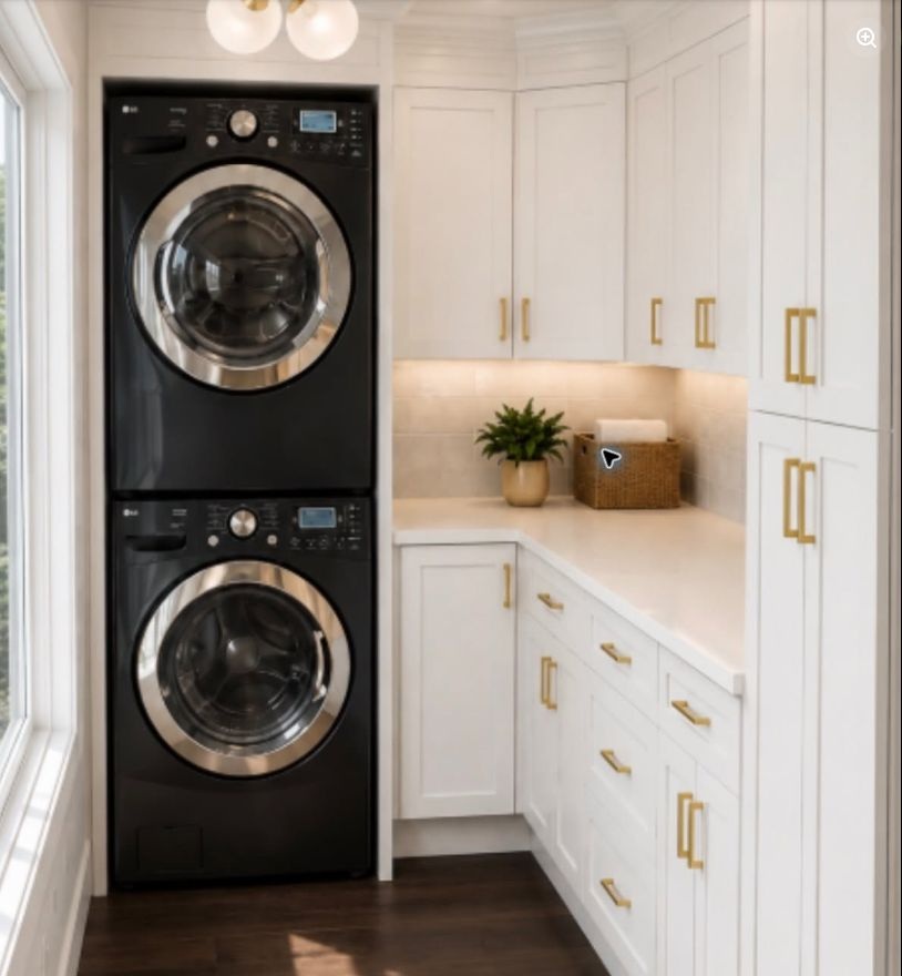 Custom Laundry Cabinetry — Recent Work