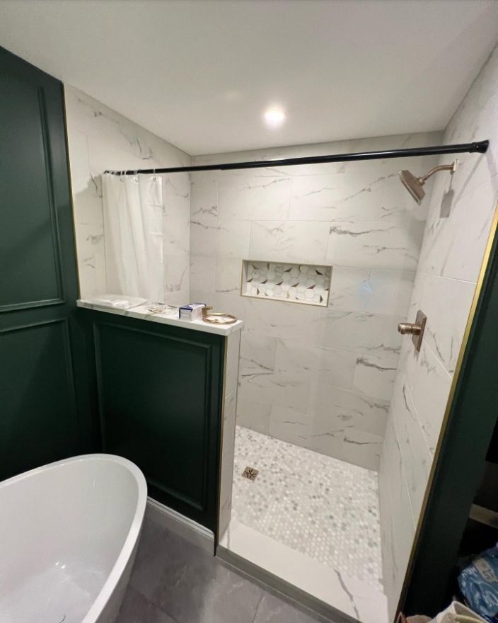 Green Vanity Bath — Recent Work