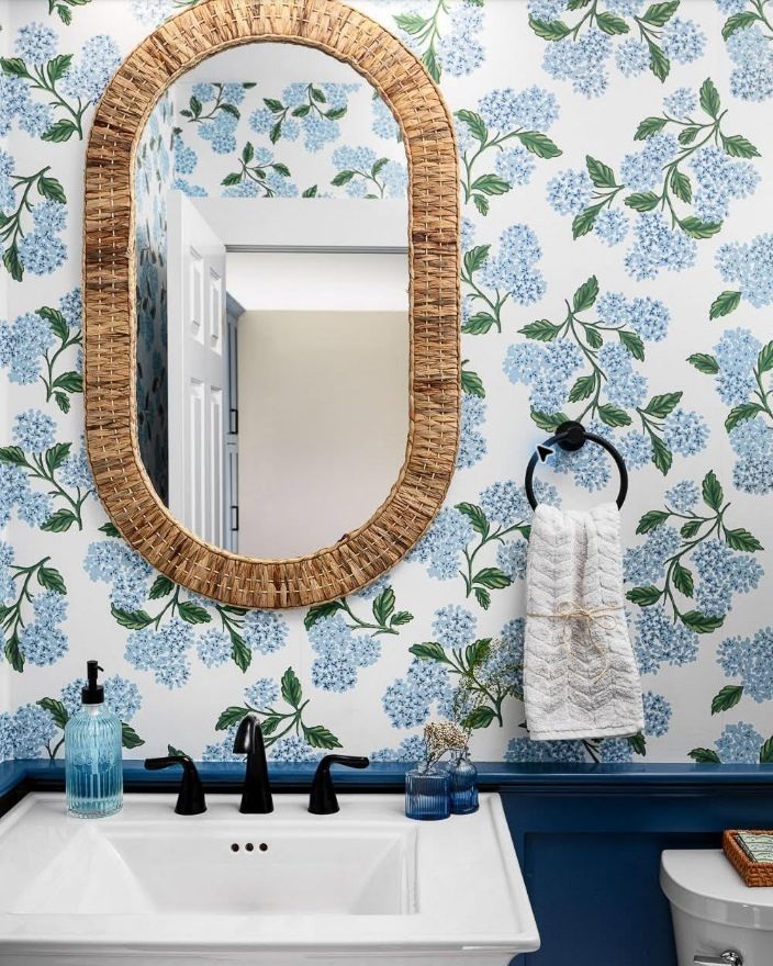 Wallpaper Powder Room — Recent Work